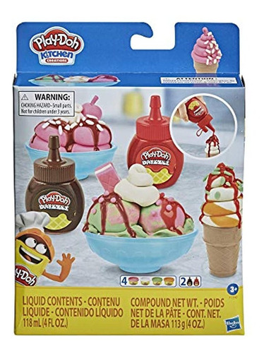 Play-doh Kitchen Creations Juego De Helado De Doble Goteo