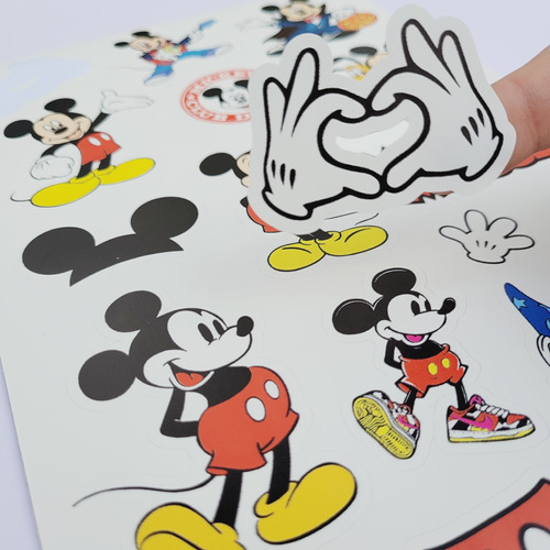 Etiquetas Stickers Mickey Mouse Disney Aptas Para Termo