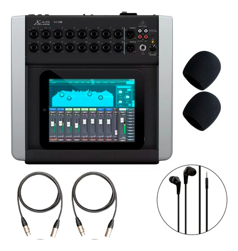 Mesa De Som Digital Behringer X18 X Air 18 Canais Midas