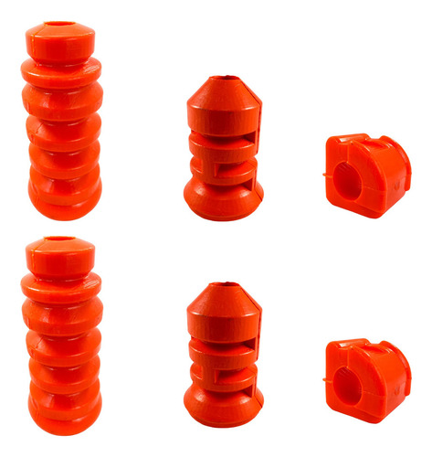 4 Rebotes Amortig 2 Gomas Barra Estabiliz Vw Golf A2 87-92