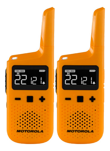 Radio 2 Vías Motorola Talkabout T380 40km 22 Canales Ip54 -