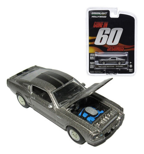 Ford Mustang 1967 Eleanor Film 60 Seconds- M Greenlight 1/64