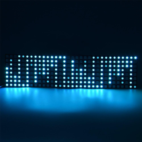 Wesiri 8x32 Led Matriz 256 Píxeles Ws2812b Panel Led Flexibl