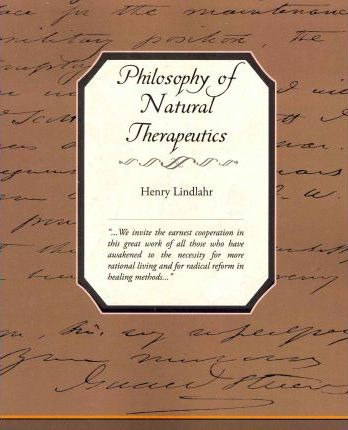 Libro Philosophy Of Natural Therapeutics - Henry Lindlahr