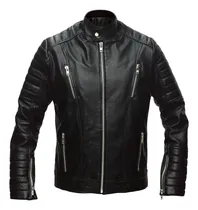 Comprar Campera De Cuero Vacuno Atlas Ramones Moto - Fábrica Koux