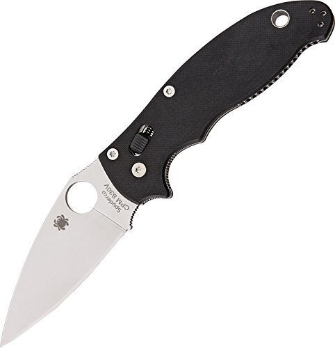 Spyderco Manix 2 Black G10 Plainedge Cuchillo