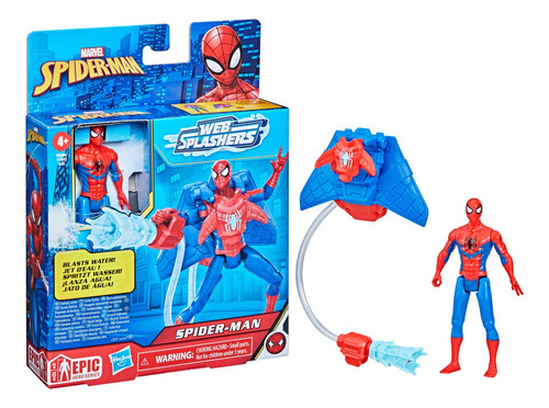 Figura De Acción Marvel Epic Hero Series Spider-man +3 Años