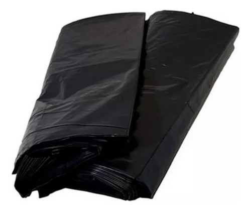 Saco De Lixo 150 Litros 100 Un Preto Mega Reforçado
