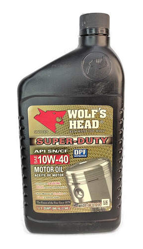 Wolfs Mineral Aceite De Motor Gasolina Sm / Diesel Cf Gf ...