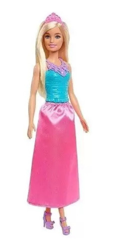 Barbie Princesa Pollera Rosa Mattel Hgr00