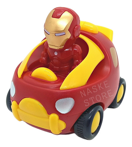 Auto Friccion Avengers Ironman Hulk Spiderman Hombre Araña