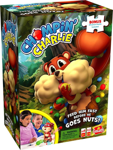 Juego Ardilla Chompin Charlie Squirrel Bellotas Y Compite