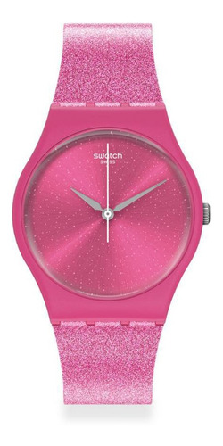 Reloj Swatch New Bioceramic Holliday Magi Pink So28p101 Color de la correa Rosa Color del fondo Rosa