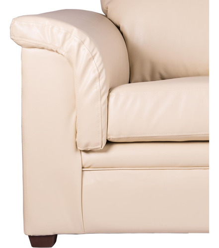 Sofa Ancona 3 Cuerpos Pu Grano - Latam Home