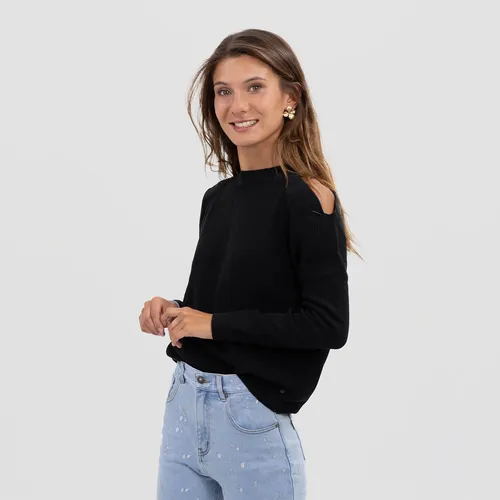 Sueter sin hombros mujer sale