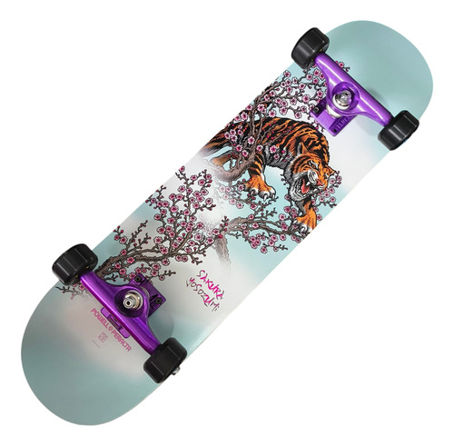 Patineta Profesional Completa. Powell Peralta 8.0 Pulgadas Negro Amarillo