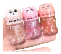 Comprar Brillos Labiales Lipgloss Con Glitter Modelo Gatito, 3 Tonos