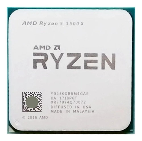 Processador De Cpu Amd Ryzen 5 R5 1500x 3,5 Ghz 4 Núcleos E