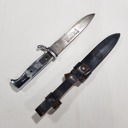 Imagen 2 de 10 de Antiguo Cuchillo Caza A Restaurar Con Vaina Mag 59755
