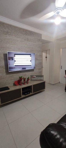 Imagem 14 de 18 de Apartamento Com 1 Dormitório À Venda, 67 M² Por R$ 350.000,00 - Aparecida - Santos/sp - Ap3118