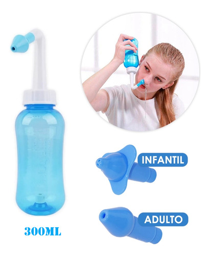 Sinusite Higienizador Ducha Nasal  Cor Azul MFL