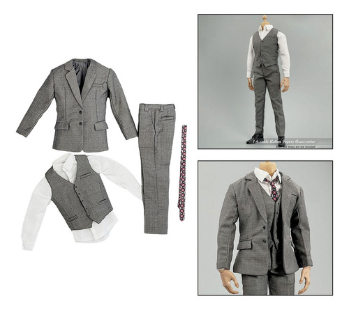 Conjunto De Traje Formal De 1:6, Ropa De Moda Para Figuras