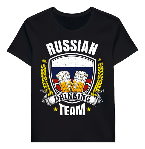 Remera Russian Drinking Team Beer Games Design 39732545