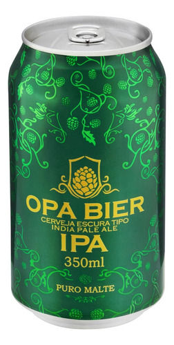 Cerveja Opa Bier IPAescura lata 350ml