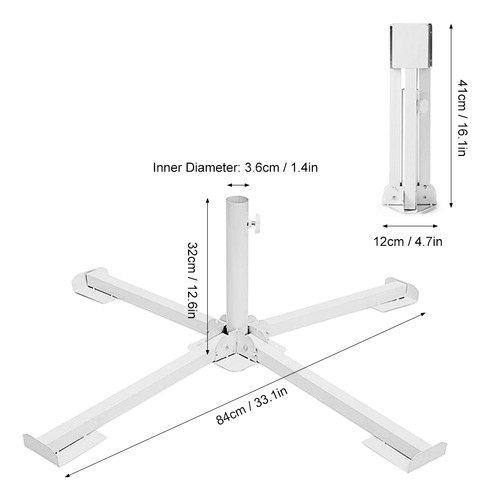 Soporte Plegable Para Paraguas Y Soporte De Base