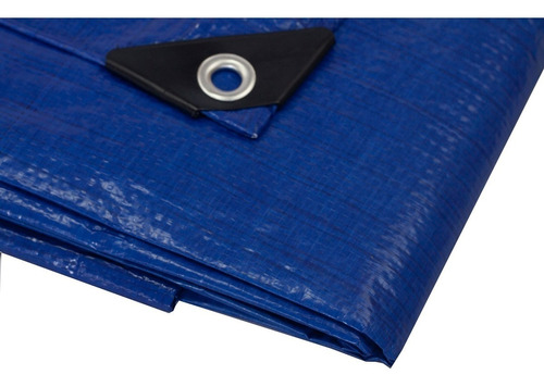 Lona Carreteiro Plástica Reforçada Azul 4x3m Beltools