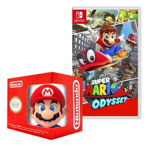 Super Mario Odyssey Nintendo Switch Y Taza 5