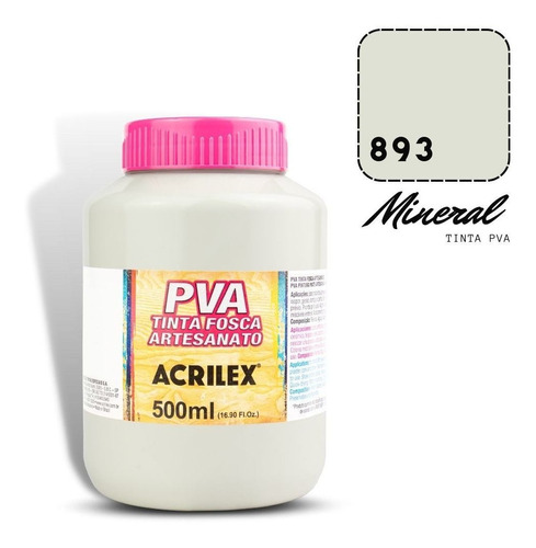 Tinta Pva Acrilex 500ml 893 Mineral