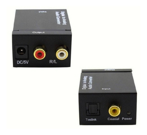 Conversor Optico Audio Spdif X Rca Digital P/ Analógico