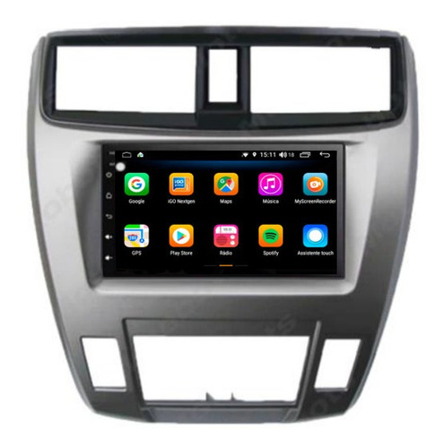 Stereo Multimedia Android Gps Honda City 2008/2014 7p