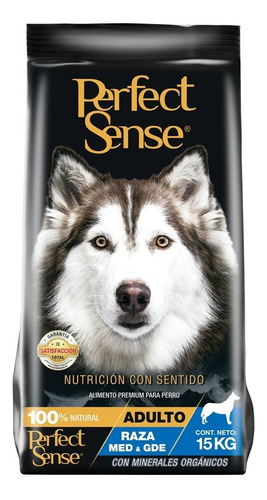 Alimento Perfect Sense para perro adulto de raza mediana y grande sabor mix en bolsa de 15kg