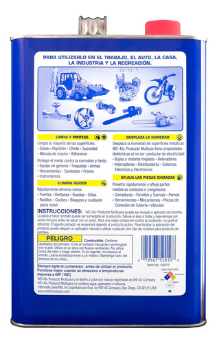 Wd-40 Aceite Lubricante Multiusos 1 Galón