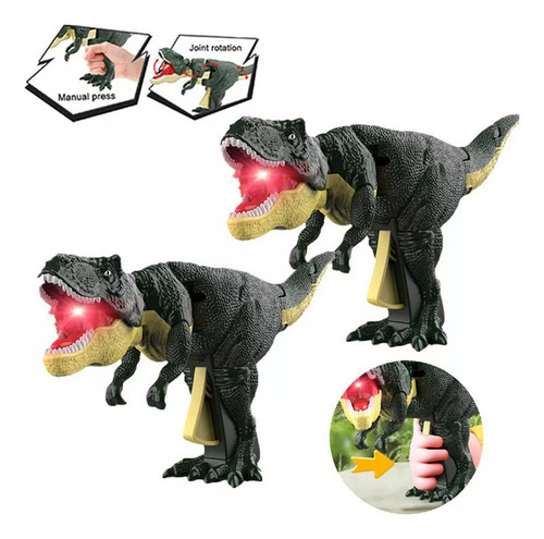 2x Halloween Broma Juguetes De Dinosaurios-trigger The T-rex