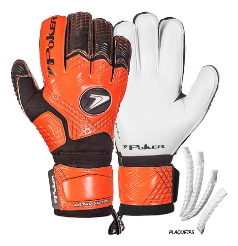 Luva Goleiro Futebol De Campo Profissional Ortho Vulcan Ii