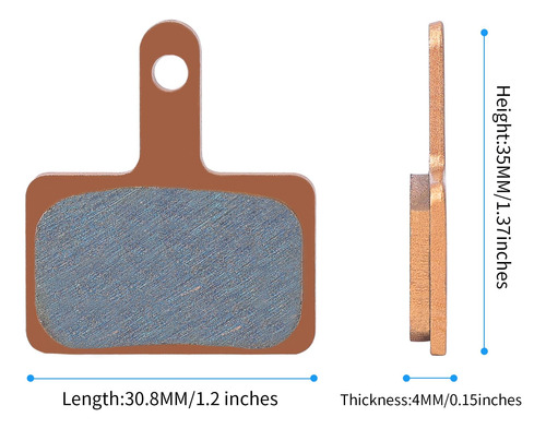 Pastillas De Freno Tektro Shimano Mt200 M355 M446 M447 Mmg