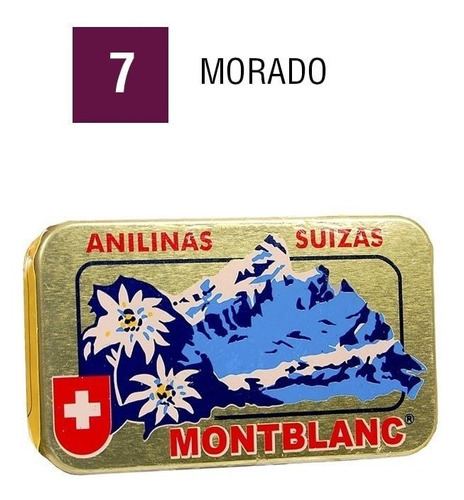 Anilinas Montblanc® Cajita Dorada Color 7. Morado
