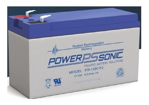 Batería Ps-1290 Powersonic 12v 9ah F2