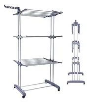 Comprar Tendedero Para Ropa Plegable Ropa Tender 3 Niveles C\u002Fruedas