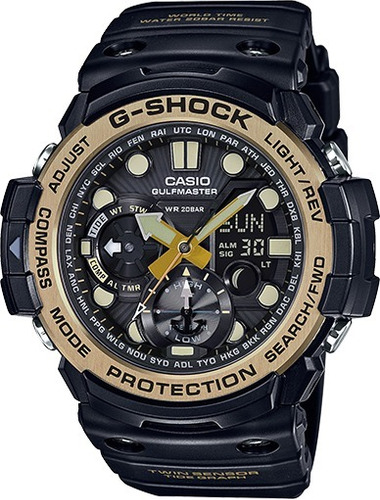 Casio G-shock Gulfmaster Gn1000gb-1a Reloj Hombre 2 Sensores