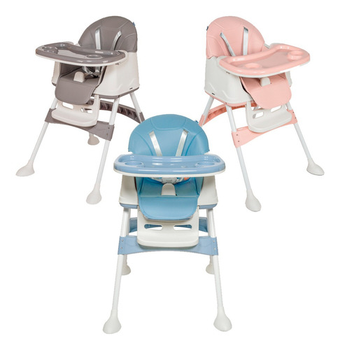 Maxi Baby Honey Cadeirão, Cadeira de Alimentação Bebê Cor Azul Cadeira Portátil
