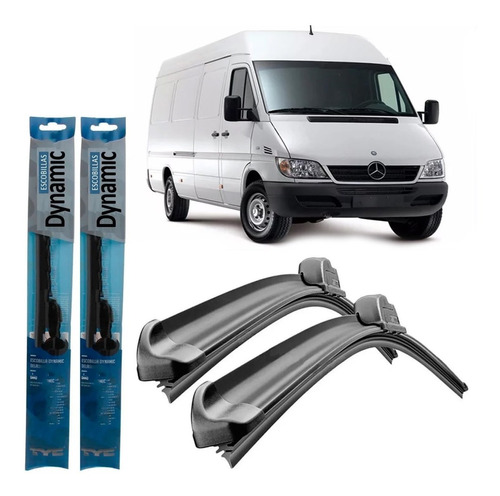 Juego Kit Escobillas Mercedes Sprinter 2002 2003 2004 2005 