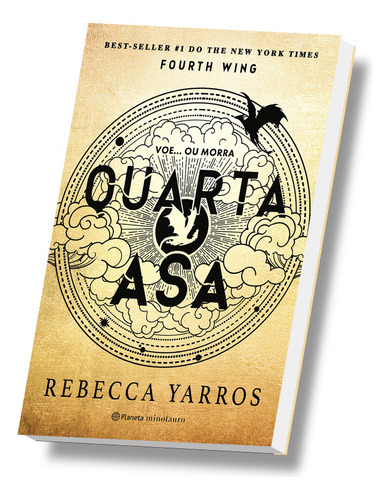 Livro Quarta Asa, Livro 1 Da Série O Empyriano, Capa Mole, Best-seller #1 Do The New York Times, Um Dragão Sem Seu Cavaleiro É Uma Tragédia, Um Cavaleiro Sem Seu Dragão É Um Homem Morto,rebecca Yarros