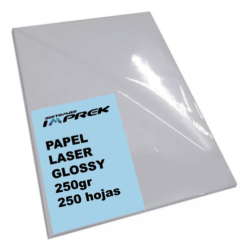 Papel Laser Glossy Brillante 250gr 250hojas Imprek