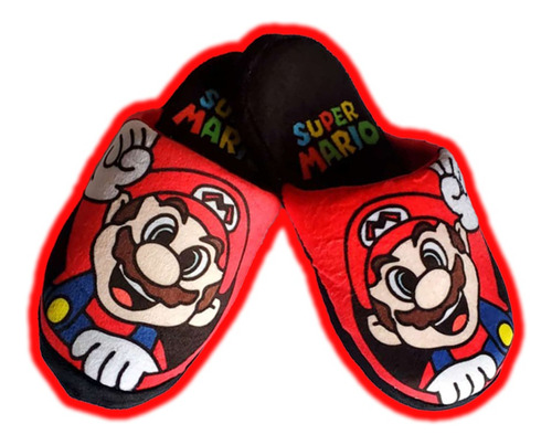 Pantuflas De Mario Bros Niño