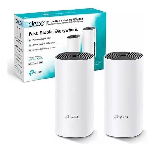 comprar Roteador Mesh Tp-link Deco Ac1200 M4 Dual Band Kit 2 Peças