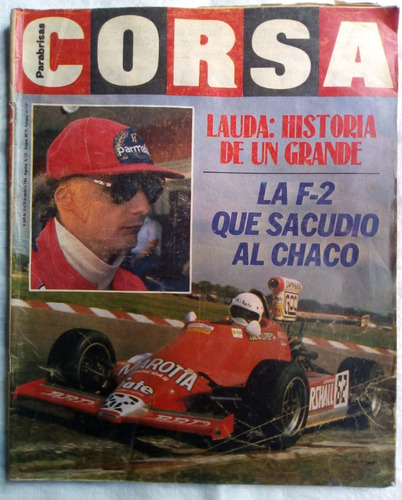 Revista Corsa Especial Niki Lauda - Recalde - F2 - Año 1984